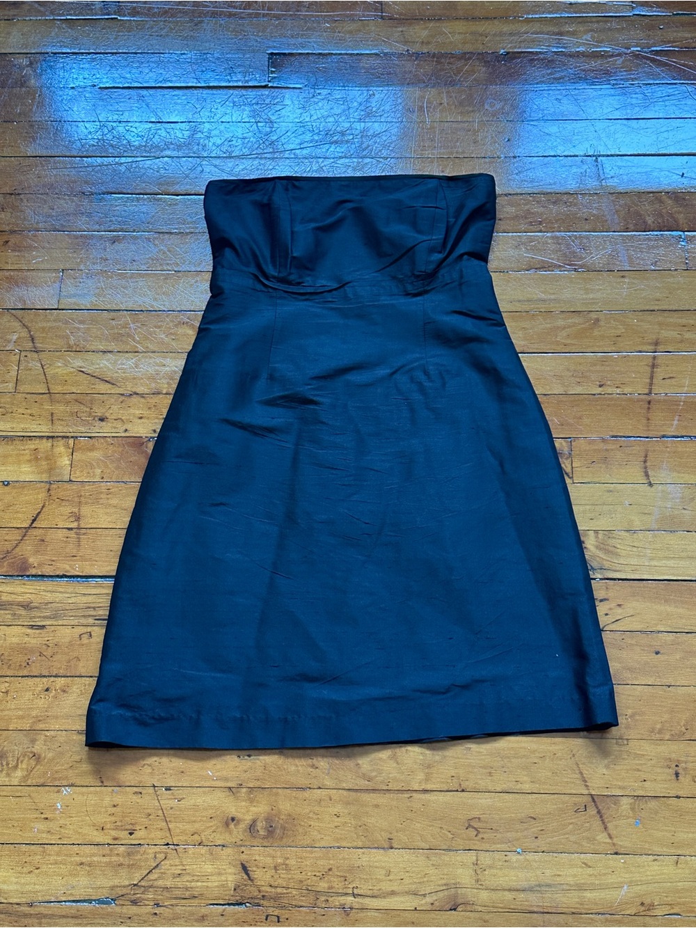 Strapless Black Cocktail Dress